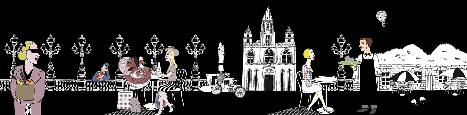 Pastis Bistro - Wandbild