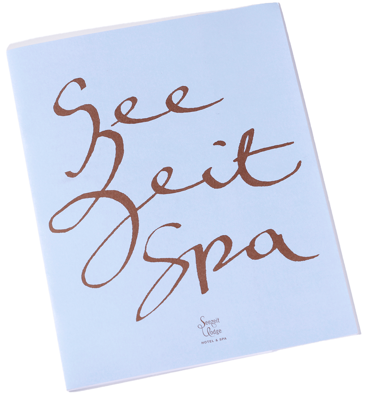 Seezeitlodge - Broschüre Umschlag